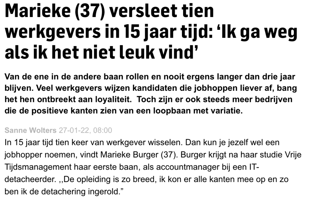 artikel Algemeen Dagblad