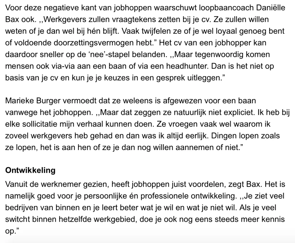 loopbaancoach danielle bax veldhoven eindhoven