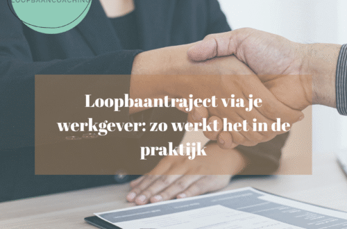 Vrouw voert gesprek met werkgever over loopbaantraject en persoonlijke ontwikkeling
